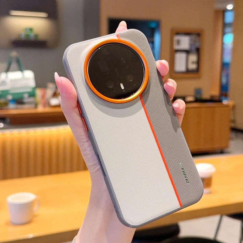 Para Honor Magic 8, 8 Pro funda ELVEV a prueba de golpes empalme PU cuero duro cubierta de teléfono de PC - imagen 3