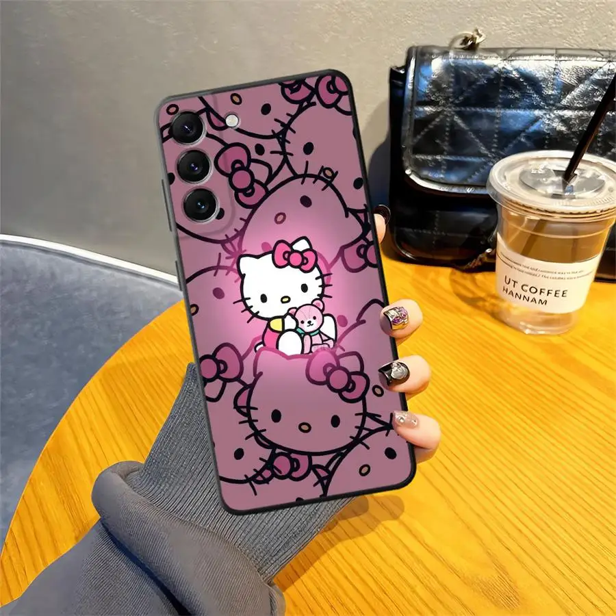 Funda Hello Kitty para Honor X6 8X Magic5Lite X7 90 X9a 70 X8 X5b 200 400 Lite, funda negra suave para teléfono - imagen 2