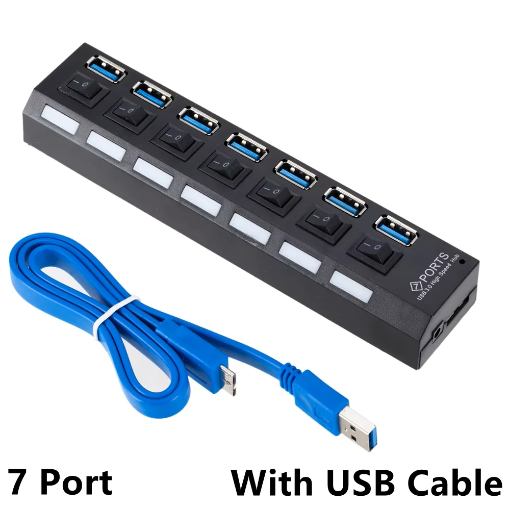 7 Port USB Cable