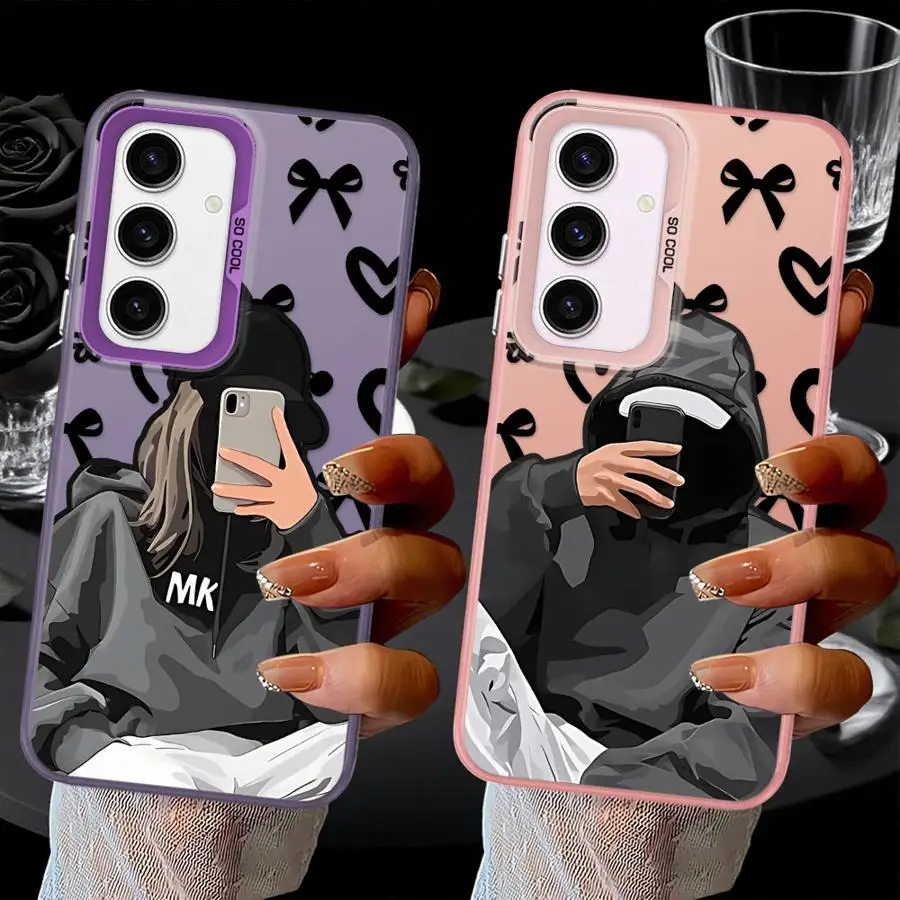 Funda para Xiaomi Poco X5 C50 X3 Pro F3 GT C51 F4 X3 NFC, funda trasera para teléfono, pareja de dibujos animados