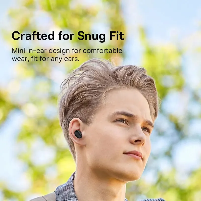 Baseus-auriculares inalámbricos Bowie EZ10, dispositivo de audio con Bluetooth 5,3, TWS, de carga rápida, Mini, deportivos, de baja latencia, 0,06 s - imagen 4