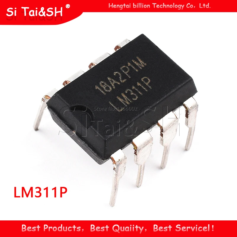 10 unids/lote LM311 LM311P LM311N DIP-8 comparador de voltaje nuevo original - imagen 2
