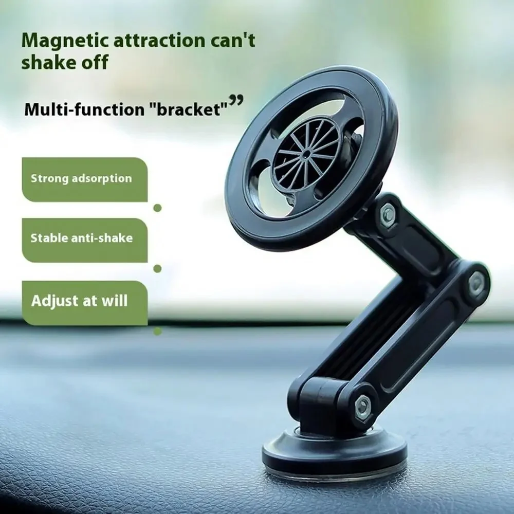 Soporte magnético universal para teléfono para salpicadero de coche 360 ° Soporte de navegación GPS automático ajustable con rotación, soporte antideslizante para teléfono inteligente para coche