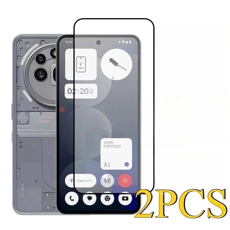 Full Cover Tempered Glass for Nothing Phone 3a Pro Protective Phone Camera Lens Film for Nothing Phone 2a Screen Protector
