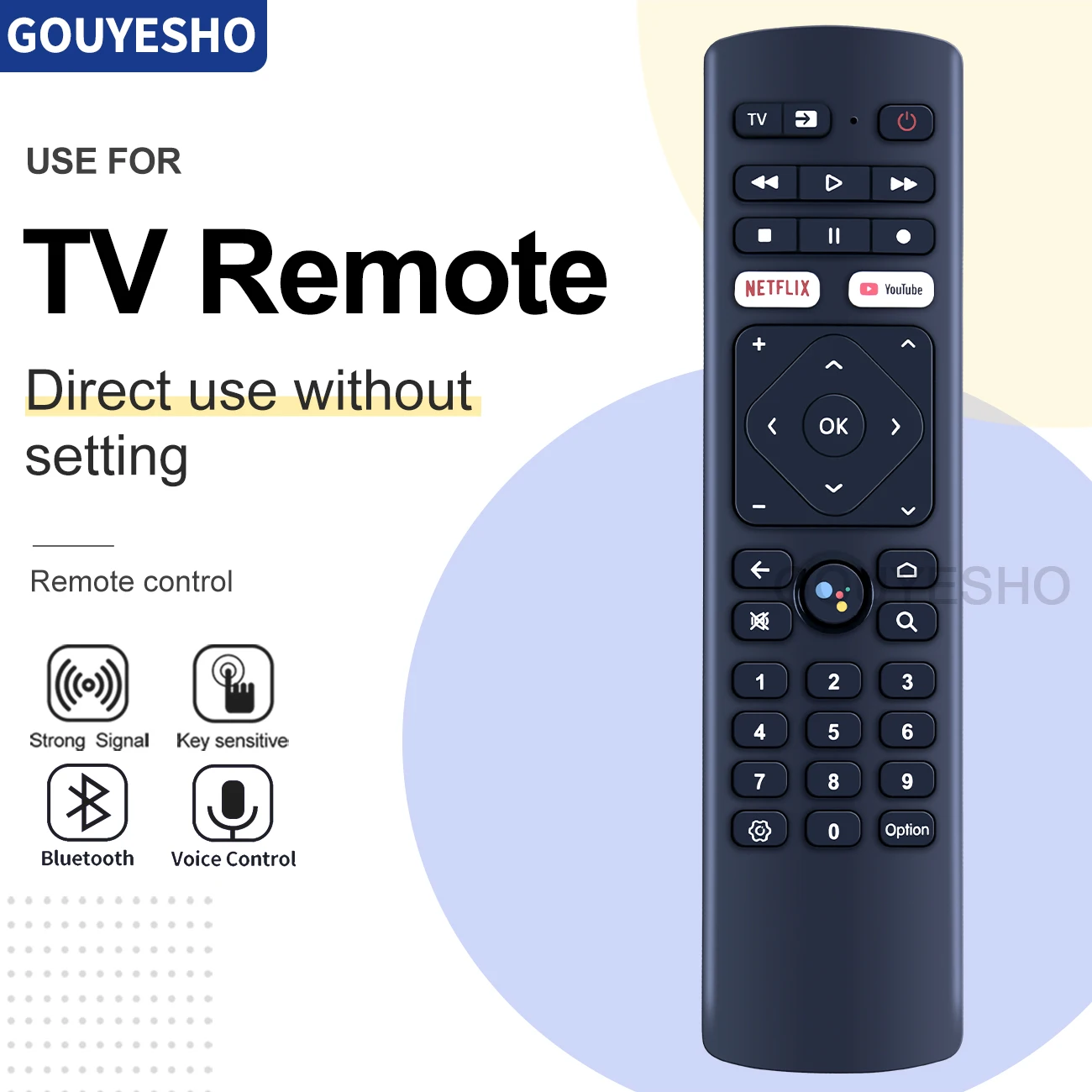 Nuevo Control remoto por voz de repuesto para Elsys Streaming Box 4K ETRI02 B13-B - imagen 3