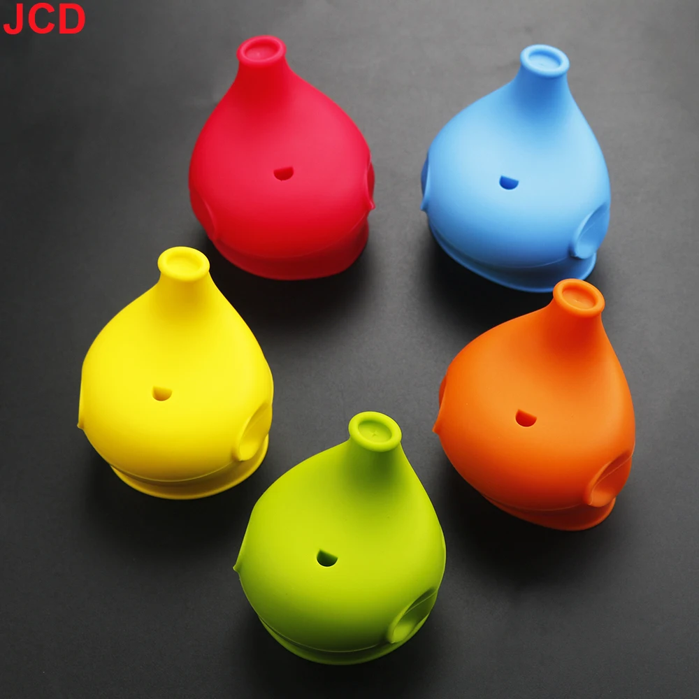 JCD-cubierta de boca de copa de silicona suave en forma de elefante para niños, copa de succión de entrenamiento, botella de bebida, boquilla de tapa a prueba de derrames, 30G - imagen 4
