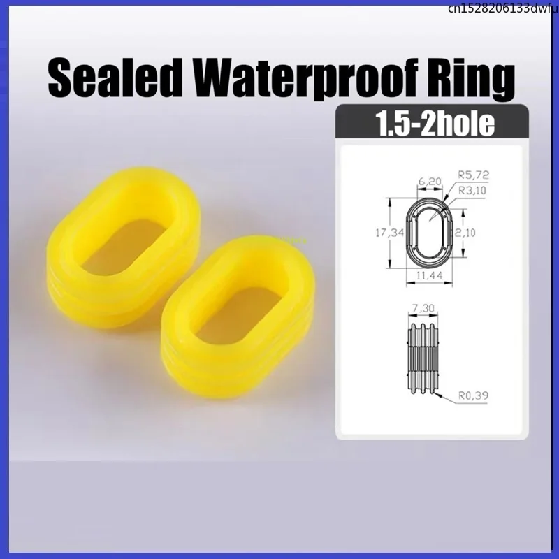 282080-1 Anillo conector AMP de alta imitación 7021-1,5/2 orificios Conector impermeable de silicona O Ring