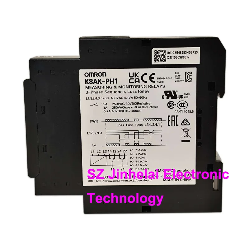 Omron-relé de monitoreo de K8AK-PH1, nuevo y Original, 100%-200 V/AC, 480 - imagen 2