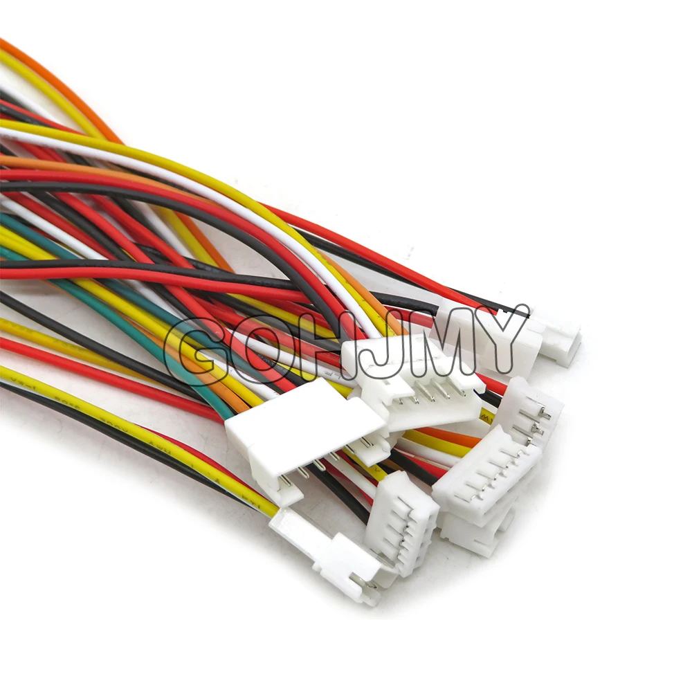 Conector JST XH2.54mm PH2.0mm 2P 3P 4P 5P 6P 7P 8P 9P 10P Cable de enchufe hembra + enchufe macho paso de Terminal JST 2,0mm 2,54mm 20CM - imagen 4