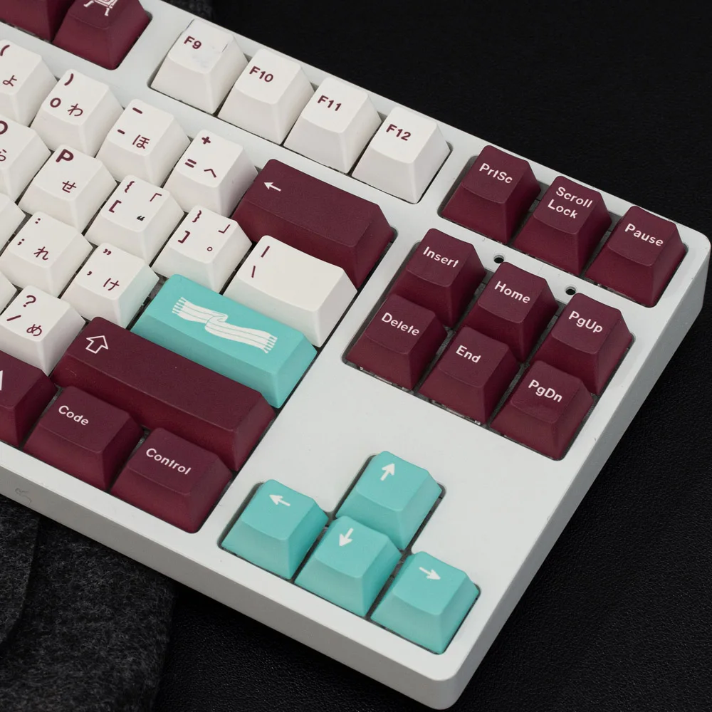 GMK Yuru-juego grande de teclas personalizadas, accesorio para teclado mecánico, perfil de cereza, Dye-Sub PBT, japonés, inglés, 61/64/68/75/84 - imagen 3