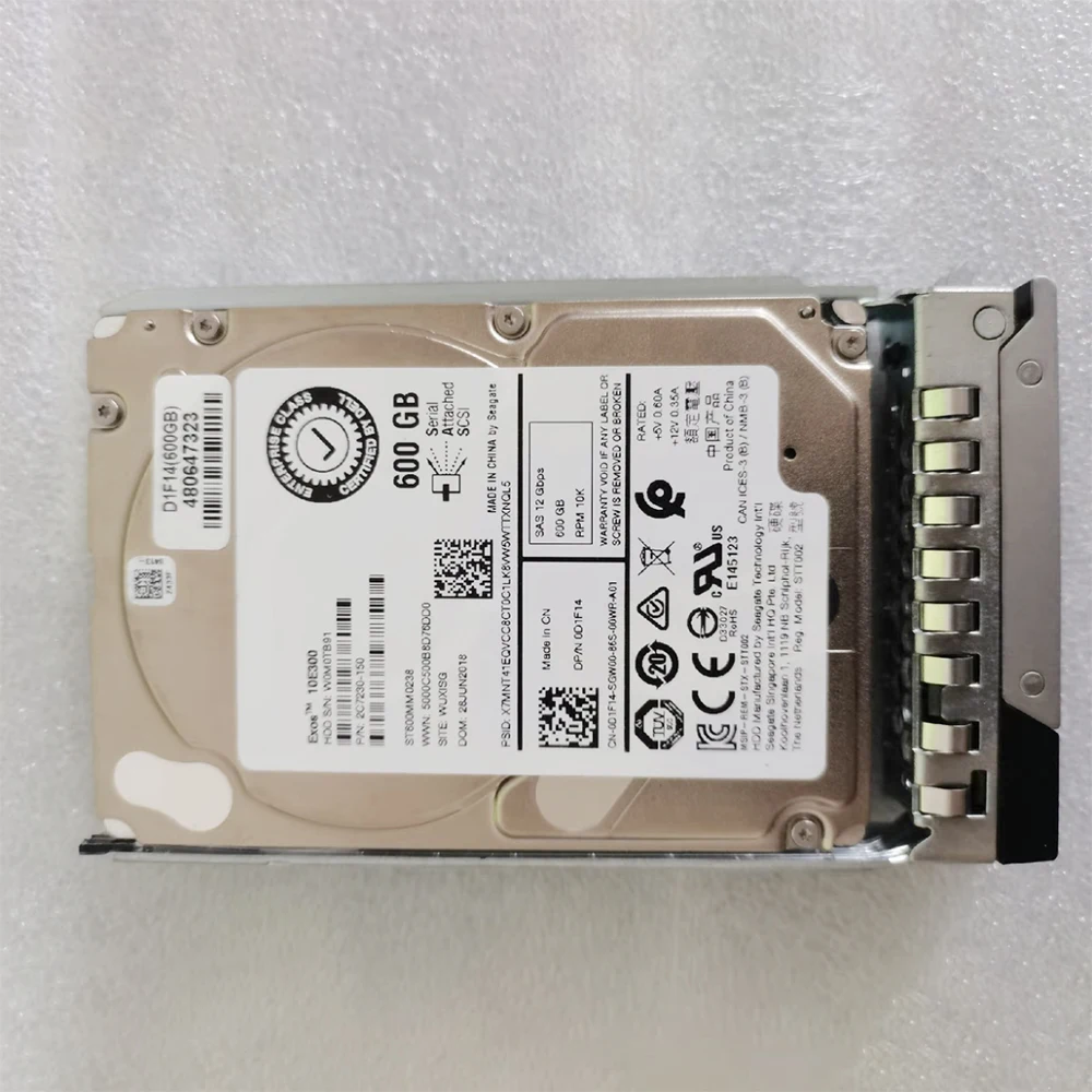 D1F14 600G SAS 10K 12G 2,5" HDD ST600MM0238 para disco duro del servidor DELL - imagen 4