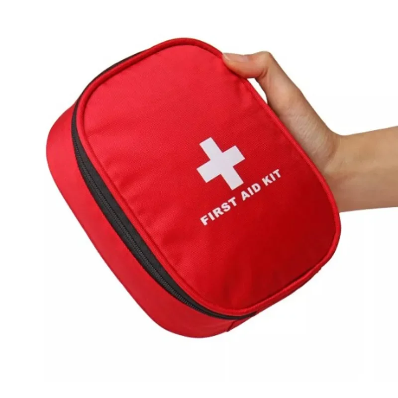 Práctica bolsa de primeros auxilios multicapa para el hogar, botiquín de medicina portátil vacío para viajes al aire libre, equipaje de coche, escuela, senderismo