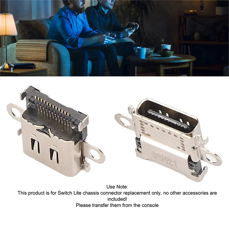 Puerto de carga hembra, conector USB tipo C para Switch/Lite/Oled/Pro NS, piezas de reparación de consola, 1 ud. - imagen 4