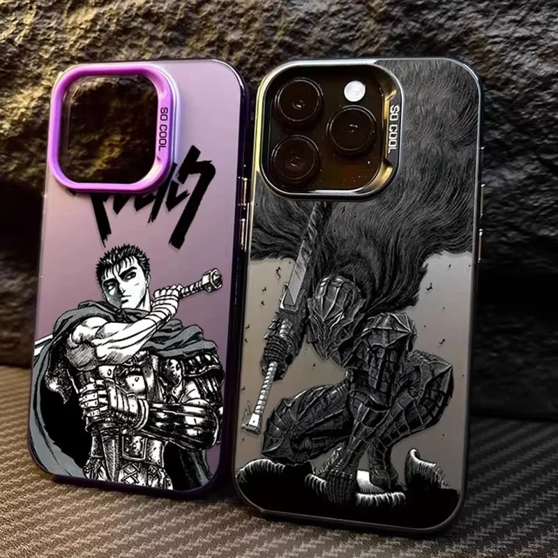 Funda de teléfono con revestimiento fresco de Anime japonés b-bererk para Samsung Galaxy A14 A15 S21 S22 S23 S24 FE Plus Ultra A25 A35 A52 A53 A54 A55