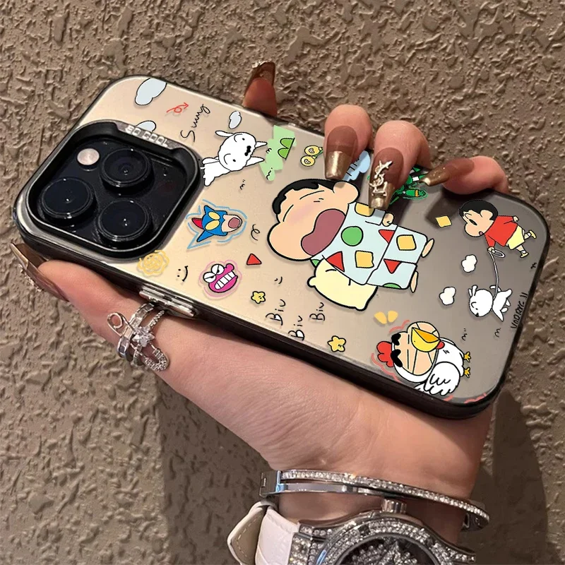 Bonita funda de PC con crayones C s-shinchans para Xiaomi 12T 11 Lite 5G NE 14T POCO X6 M5S 14 13 13 13T Pro X7 X5 X3 NFC F4 GT F5 F6 M6 Pro 4G - imagen 4