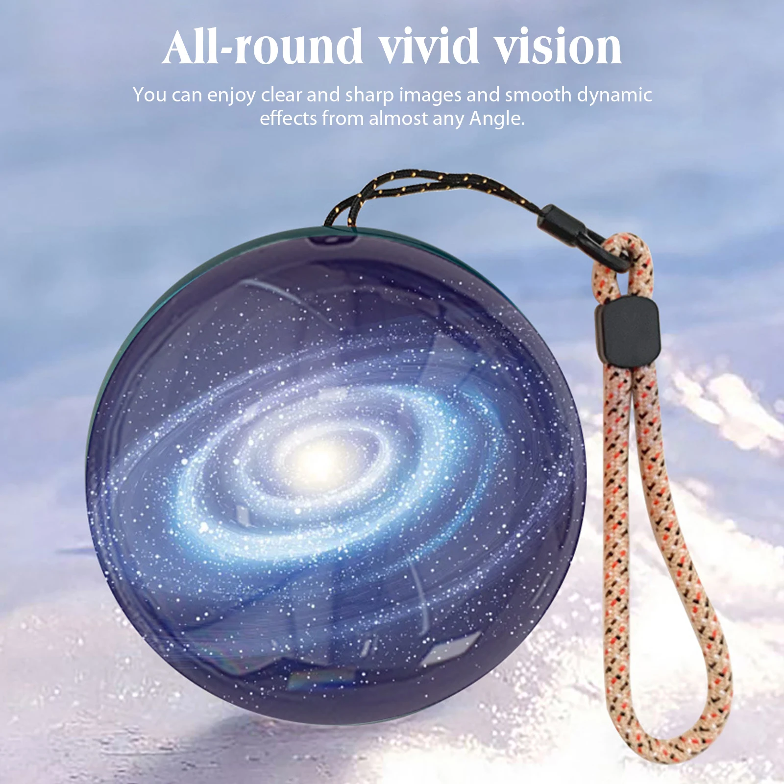 Reproductor de bola de cristal de vídeo 3D de fácil configuración Cargando de contenido SD/USB Control simple Orbe de memoria personalizado Ideal para momentos preciosos - imagen 3