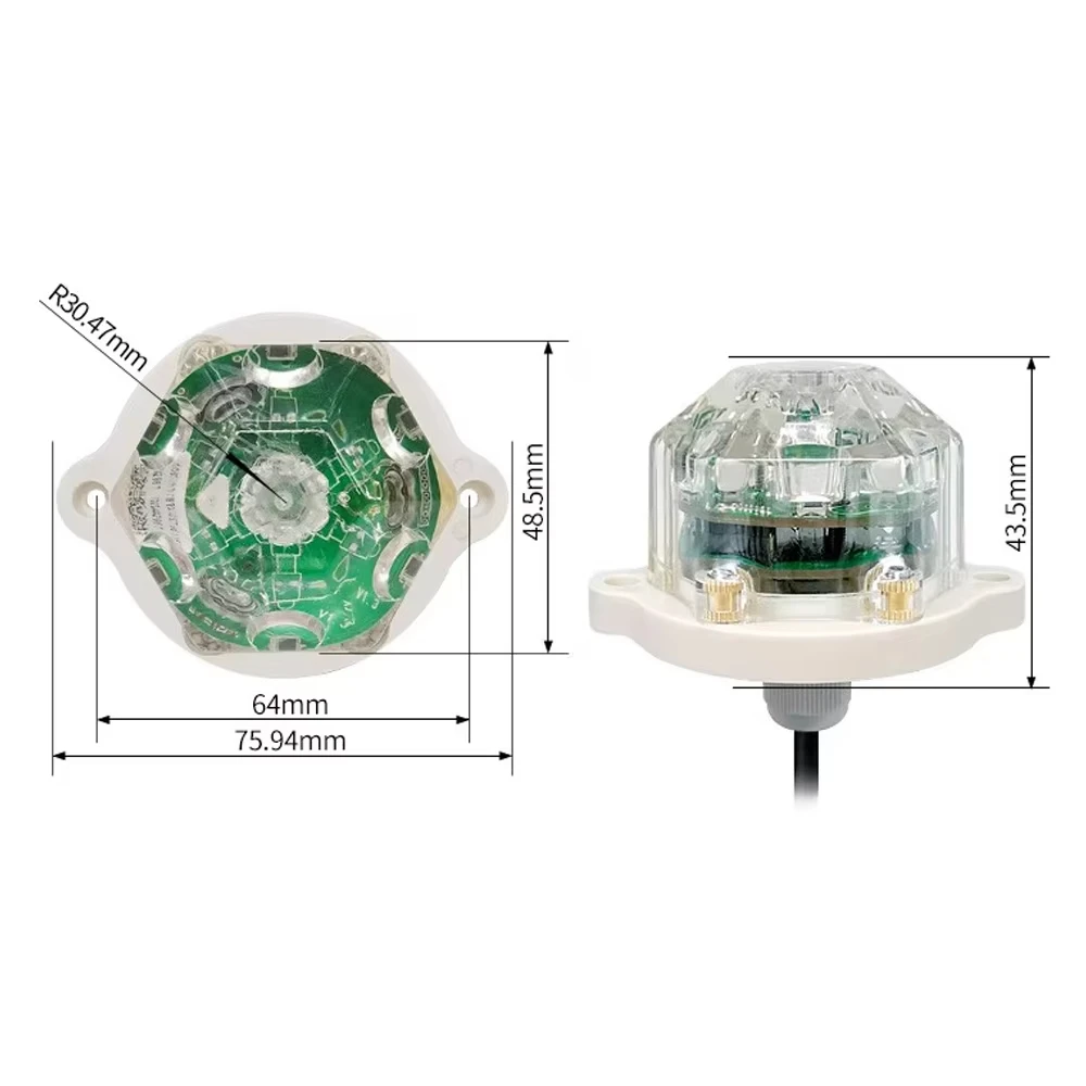 Módulo de Sensor de lluvia infrarrojo, medidor de lluvia óptico de alta precisión, adecuado para transmisores de estaciones meteorológicas forestales agrícolas - imagen 5