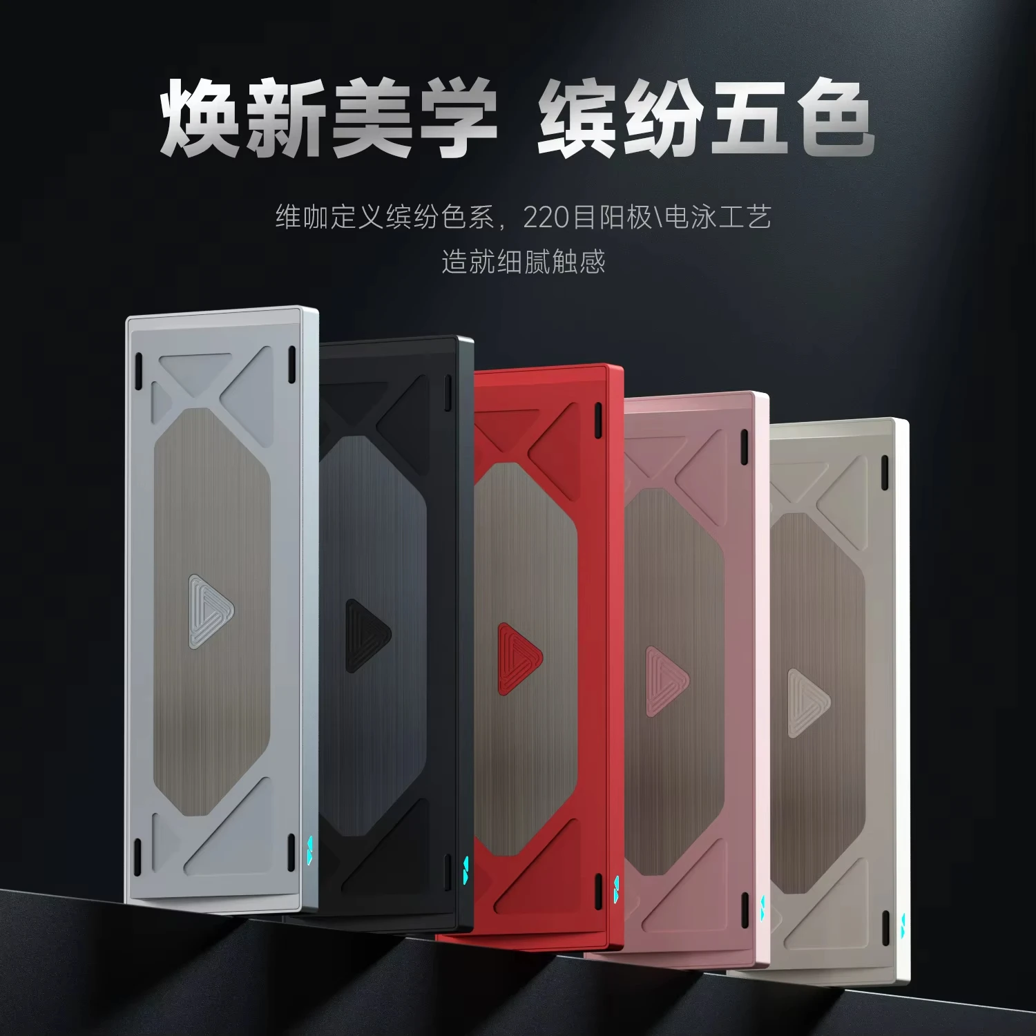 Weikav Max 102 Teclado mecánico de aleación de aluminio para jugar, inalámbrico, Bluetooth, RGB, intercambio en caliente, accesorios personalizados para Pc, regalos - imagen 5