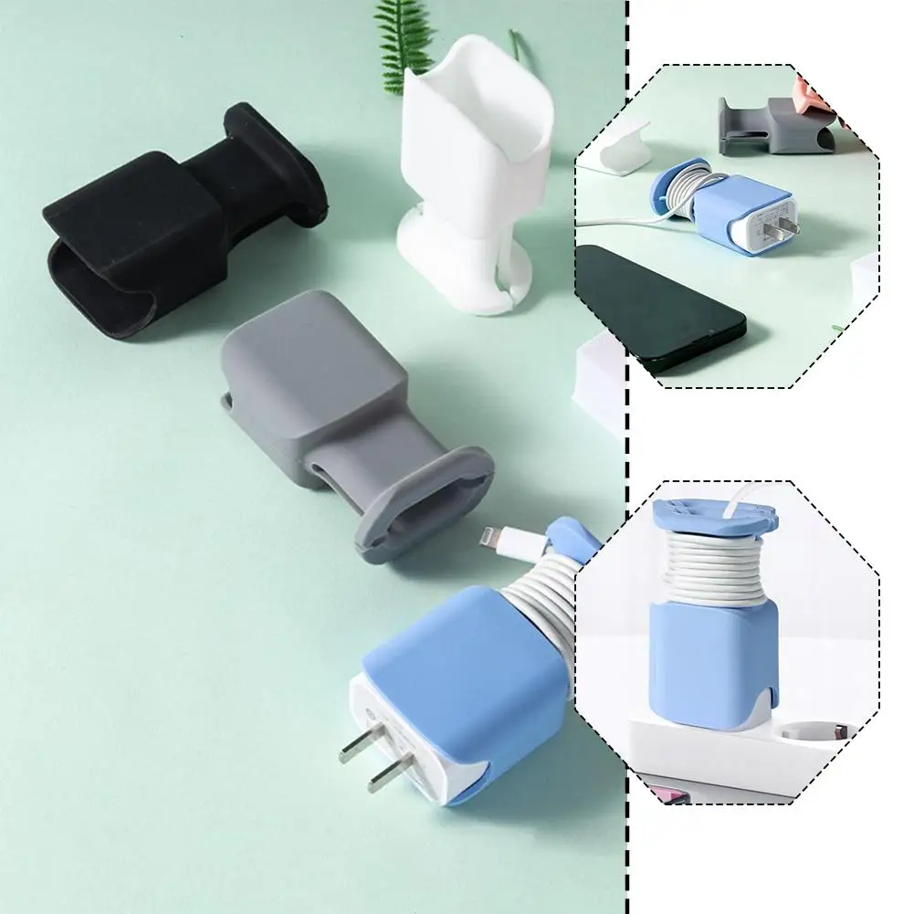 Funda protectora de silicona para cargador rápido de Iphone, carcasa de almacenamiento de Cable de datos, USB-C, 25w - imagen 5