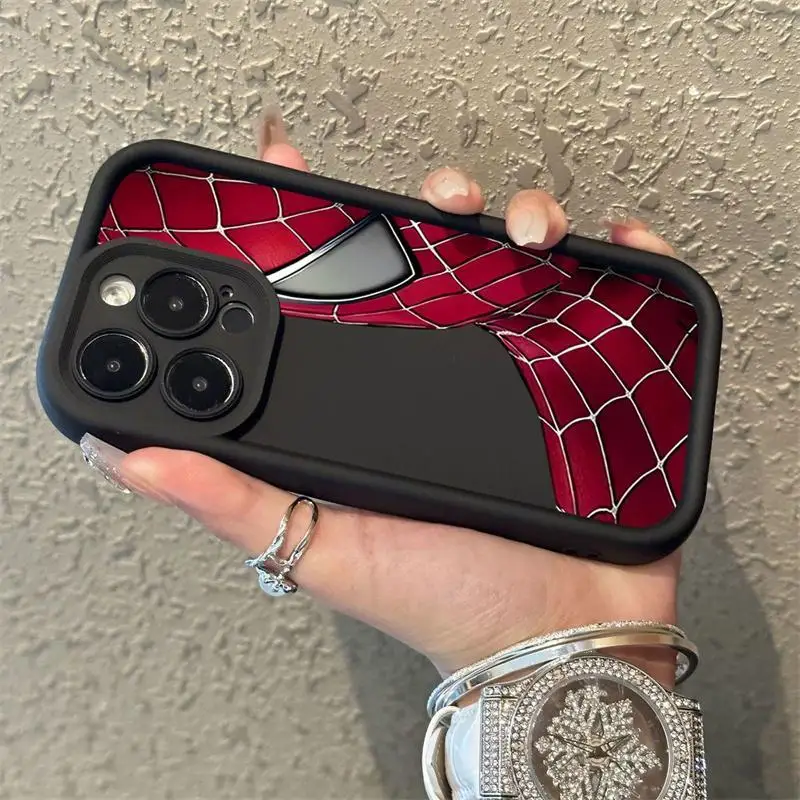 Funda de teléfono para Xiaomi Mi 14 Pro, POCO M6 Pro, X5, X3, NFC, F3, GT, F4, F5, X4, 11 Lite, 5G, NE, 12T, carcasa trasera de silicona suave de Spider Man - imagen 5