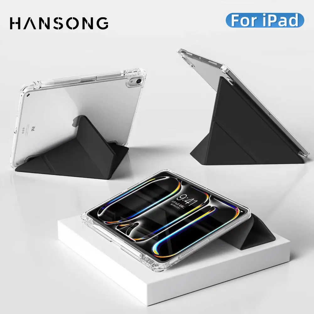 Para iPad Air11 13 M3 M2 A16 2025 Air 4/5/6th iPad Pro11 13 12,9 10th Gen 7/8/9th 10,9 10,5 10,2 9,7 Y funda magnética plegable - imagen 2