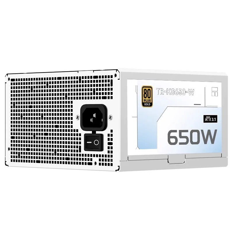Thermalright TR-KG650W Fuente de alimentación ATX blanca Medalla de oro Módulo completo ATX3.1 PSU Fuente de alimentación para computadora de escritorio 650W/750W/850W - imagen 5