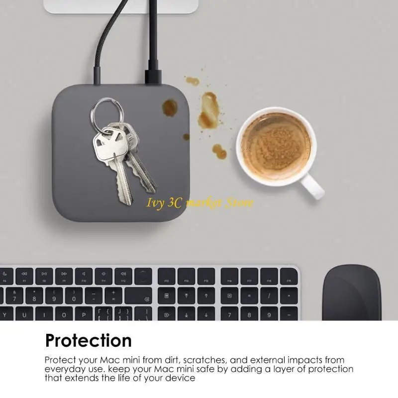 D7YC Computer Host Dust Polip a prueba polvo para absorción choque cubierta protectora 2024 - imagen 5