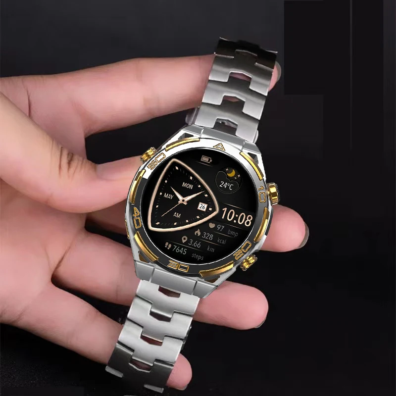 Correa de reloj de titanio de 22mm para Blackview W90 Pro Smartwatch pulsera de lujo para Blackview W80Pro W50 W50 Pro/X20/W60/W70 Pro Band - imagen 2