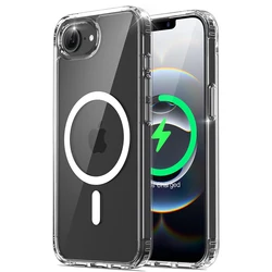 Funda transparente MagSafe para iPhone 16e – Carga inalámbrica