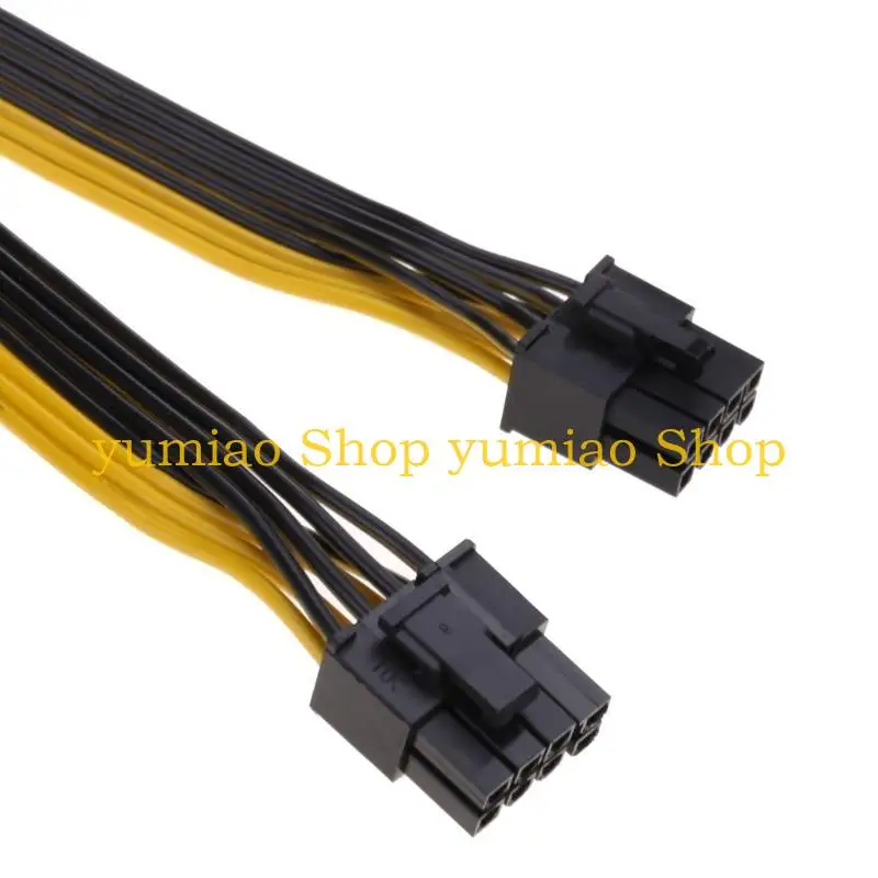 587b 8pin a 8 pin (6+2) GPU 8pin Power Splitter Graphics Tarjeta Cable 60 - imagen 5