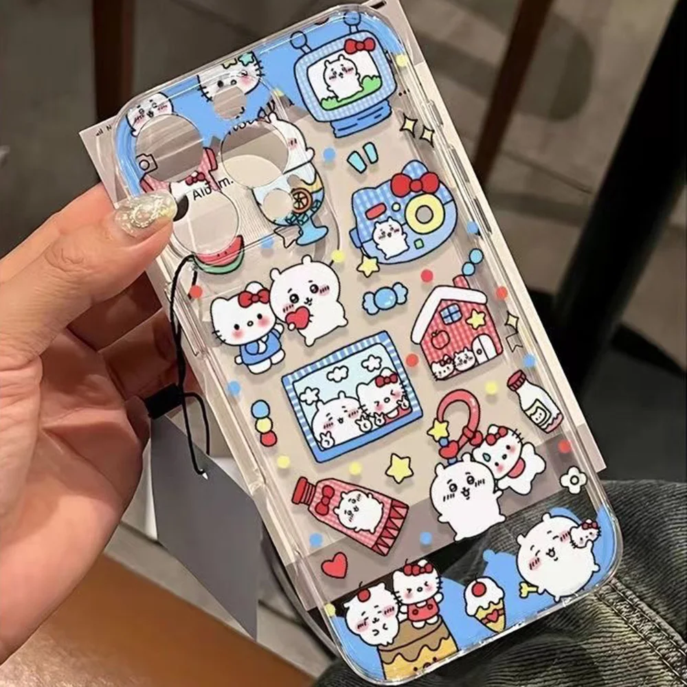Nueva funda Hello Kitty Chiikawas Kawaii para Samsung A73 A72 A55 A54 A53 A35 A34 A33 A25 A24 A23 A15 A14 A13 A05 A06 A04 5G - imagen 3