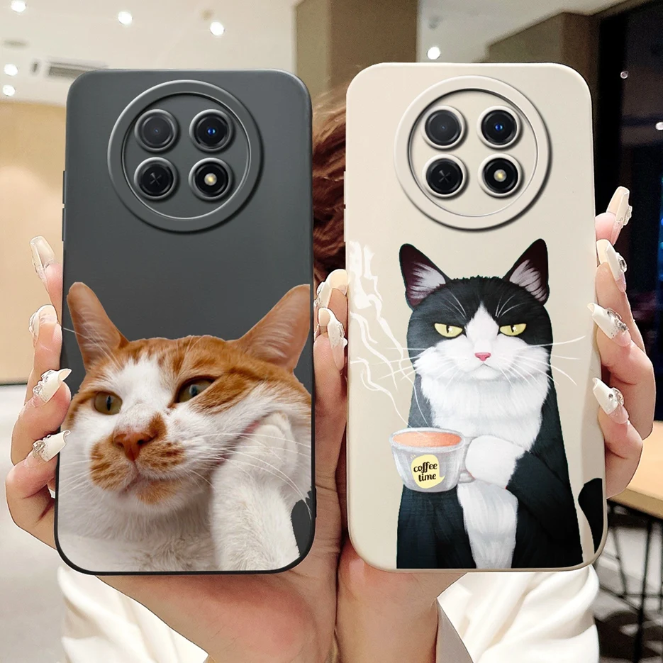 Para Huawei Nova Y91 funda STG-LX1 STG-LX2 elegante cubierta pintada de caramelo funda de teléfono a prueba de golpes para Huawei Nova Y91 NovaY91 bolsas suaves - imagen 3