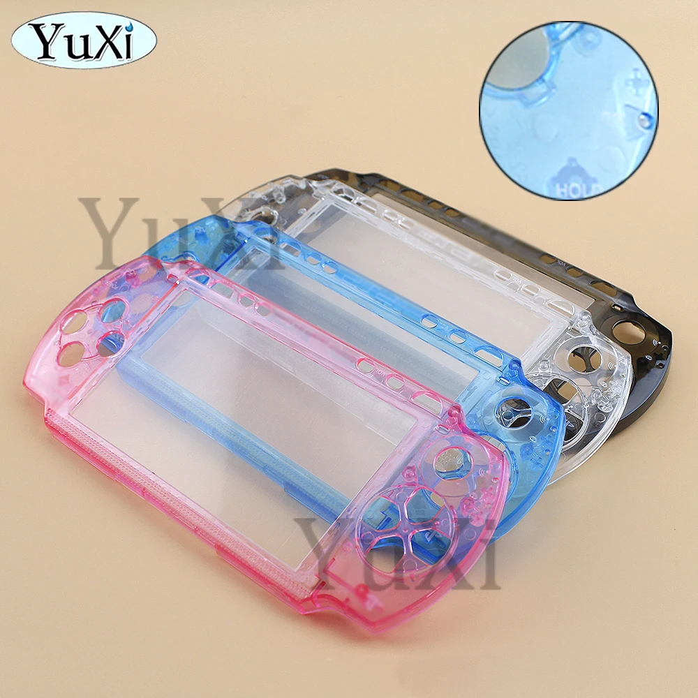 Carcasa protectora frontal para consola de juegos PSP 1000, cubierta de placa frontal transparente, 1 unidad - imagen 5