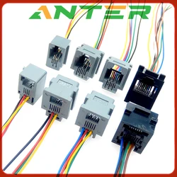 Conector RJ45 RJ12 RJ11 Hembra - Telefónico 4P4C 6P4C 8P8C