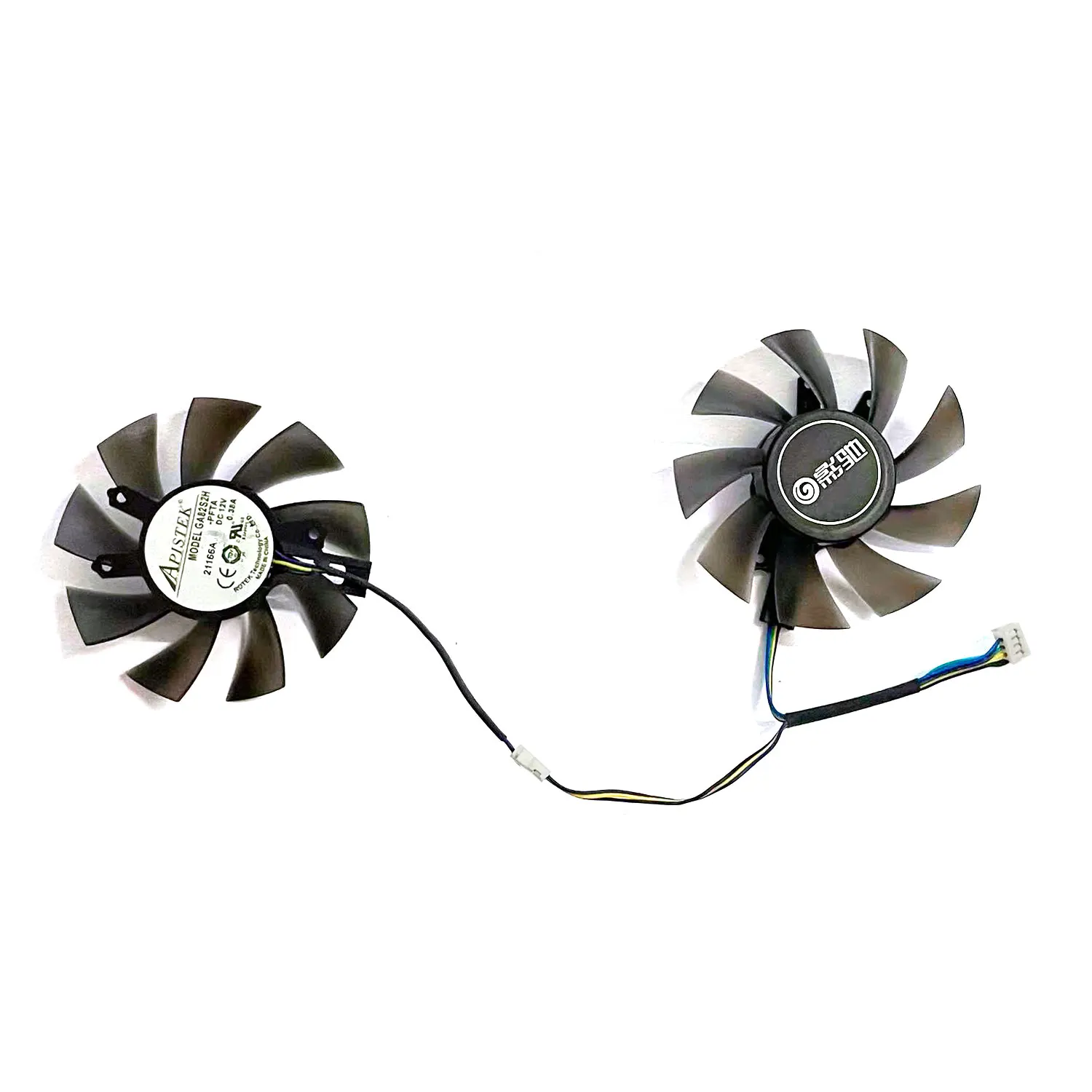 2 unids/lote P106 GA82S2H para GALAX GTX1060 ventilador enfriador para KFA2 GeForce GTX 1060 OC tarjetas gráficas como ventilador de repuesto - imagen 3