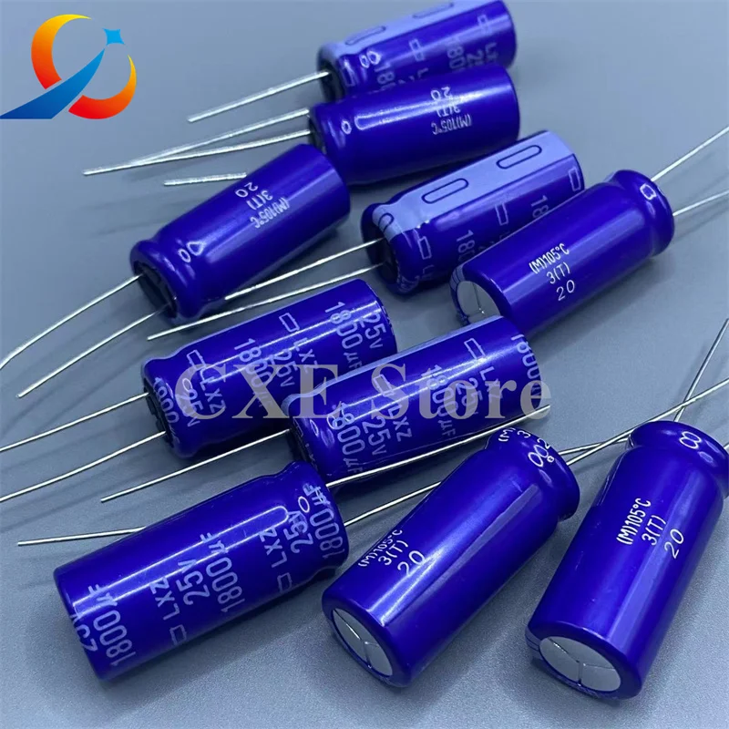 10 Uds LXZ 25V1800UF volumen 13X30MM ELXZ250ELL182MK30S NCC condensadores electrolíticos 1800UF 25V nuevo - imagen 3