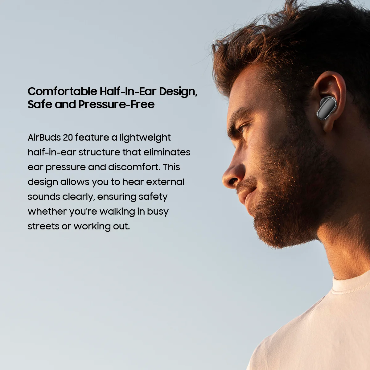 Blackview Airbuds 20 auriculares inalámbricos TWS deportes conducción de aire bajo ENC auriculares TWS con micrófono 400mAh - imagen 2