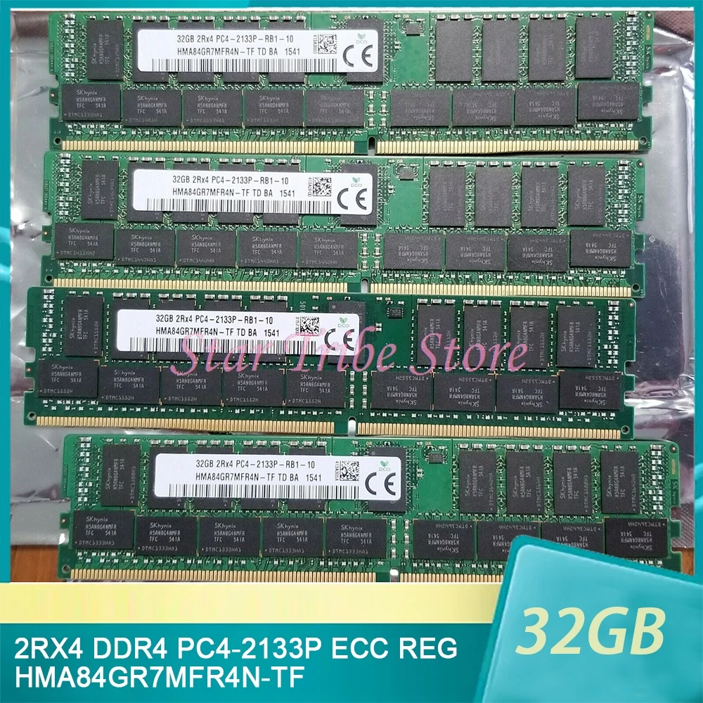 1 Uds 32GB 32G RAM 2RX4 DDR4 2133 PC4-2133P ECC REG HMA84GR7MFR4N-TF memoria - imagen 2