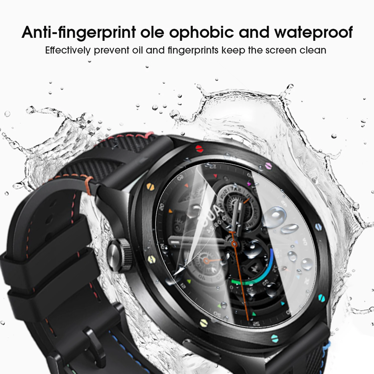 Películas de hidrogel transparentes HD para Xiaomi Watch S4, Protector de pantalla suave antihuellas, no de vidrio para Xiaomi Mi Watch S4 - imagen 5