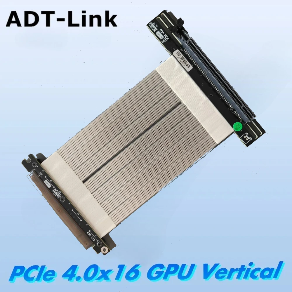 Marca ADT Universal Vertical ATX PCI Express 4,0 X16 Gen4 Riser Extender RTX 4090 PCI-E 16x 4,0 caja de servidor de gráficos Cable elevador - imagen 2