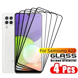 Samsung Galaxy A22 Protector de pantalla Vidrio Templado Completo