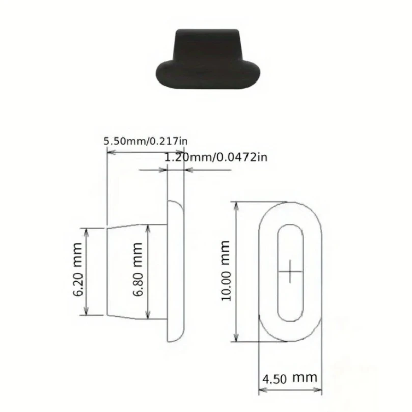 [Pujones antipolvo de silicona] Paquete de 10 tapones antipolvo de silicona - Tapas protectoras para iPhone, micro USB, puertos de carga tipo C - imagen 3