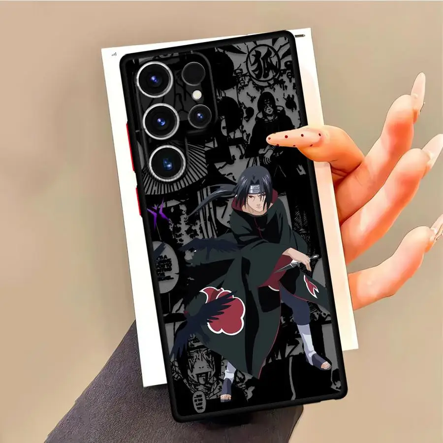 N-Narutos Uchiha Itachi TPU Funda para Samsung Galaxy S10+ S20 FE S9 Plus S23 S22 Plus S25 Ultra S24 Ultra S21 S21 5G - imagen 3