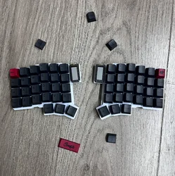 Silakka Teclado mecánico dividido inalámbrico Bluetooth doble modo