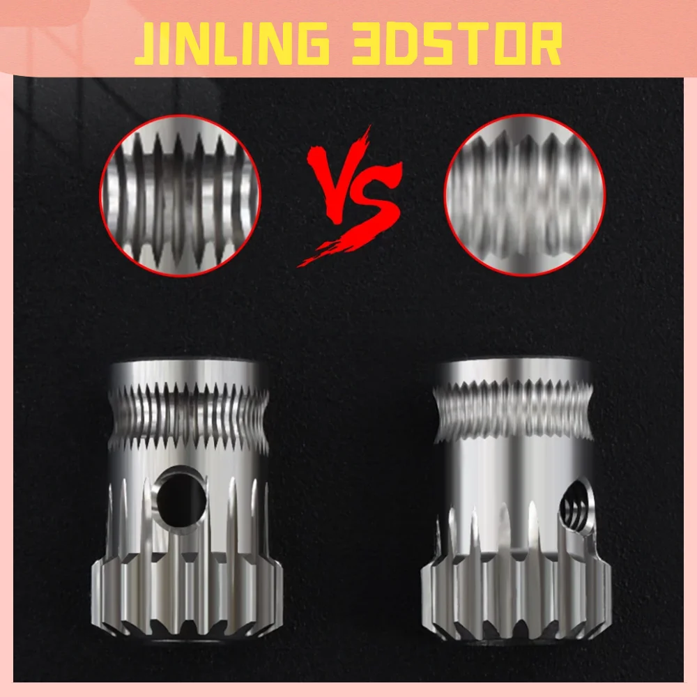 Drivegar-extrusora de engranajes de Doble accionamiento clonada, actualización Btech para MK8 CR10 ,Prusa i3, engranaje de impresora 3d, Mini extrusora Bowden