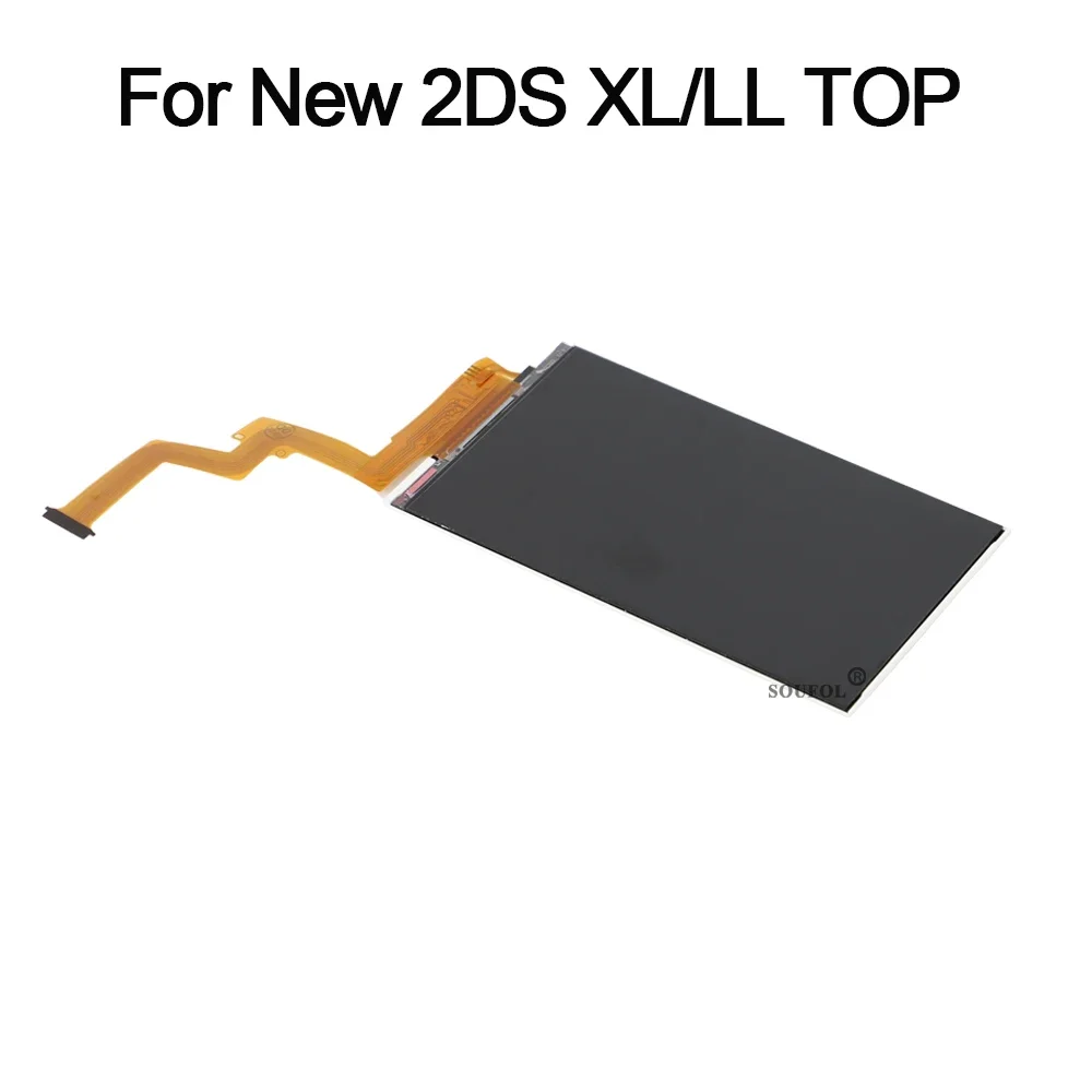 Camiseta nueva Original pantalla LCD superior para nuevo 2DS XL para nuevo 2DS XL/LL piezas de reparación de pantalla Panel de visualización accesorios para juegos - imagen 3