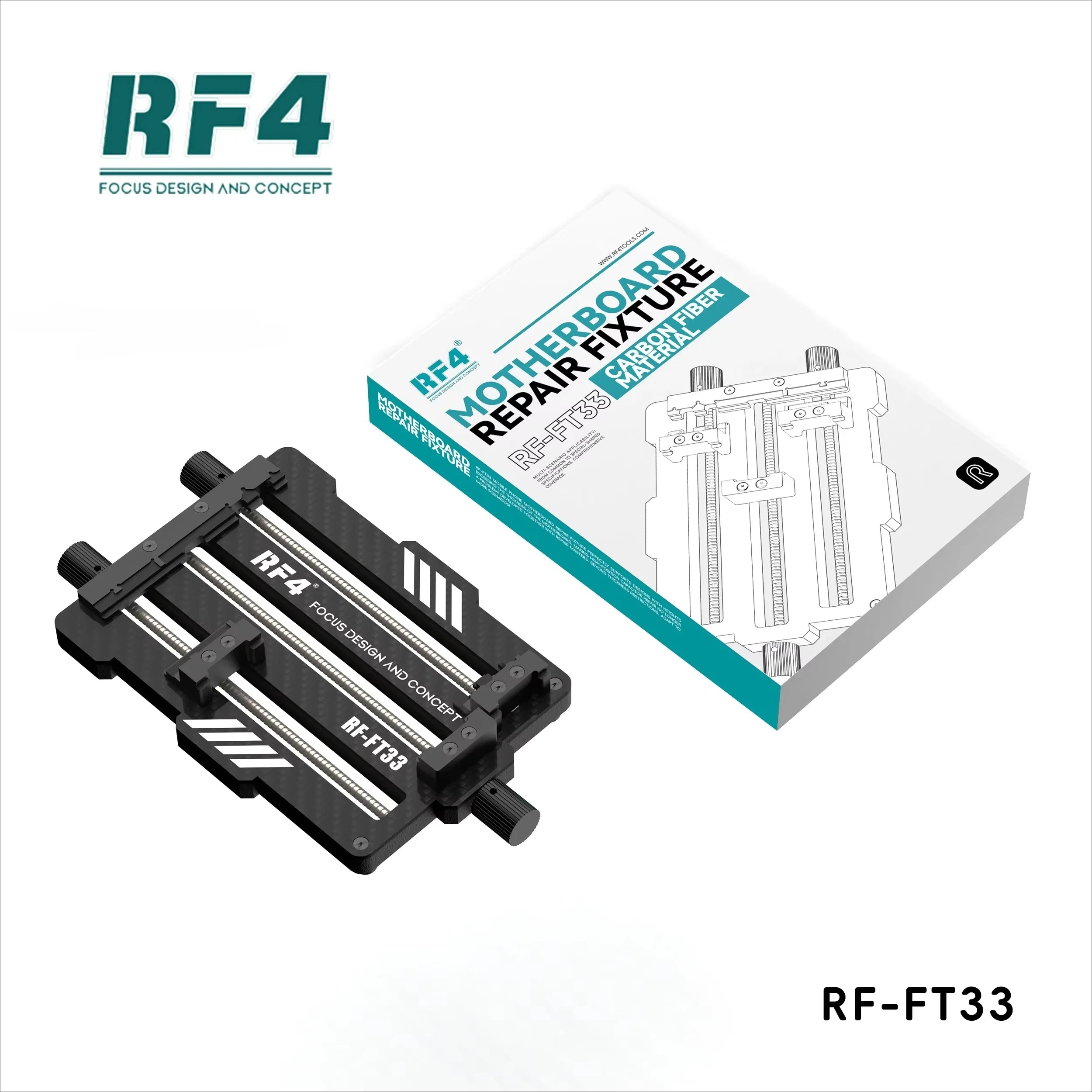 RF4 RF-FT02 FT03 FT11 accesorio de reparación multifunción placa base de teléfono móvil PCB CPU Chip desoldador herramienta de reparación fija - imagen 5