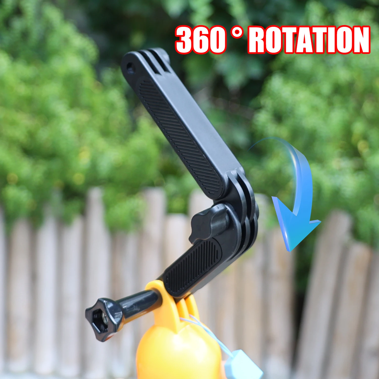 Kit de montaje de brazo pivotante de extensión de cámara Universal para GoPro Hero 13 12 11 DJI Action 5 Pro 4 adaptadores de juntas rectas ajustables - imagen 4