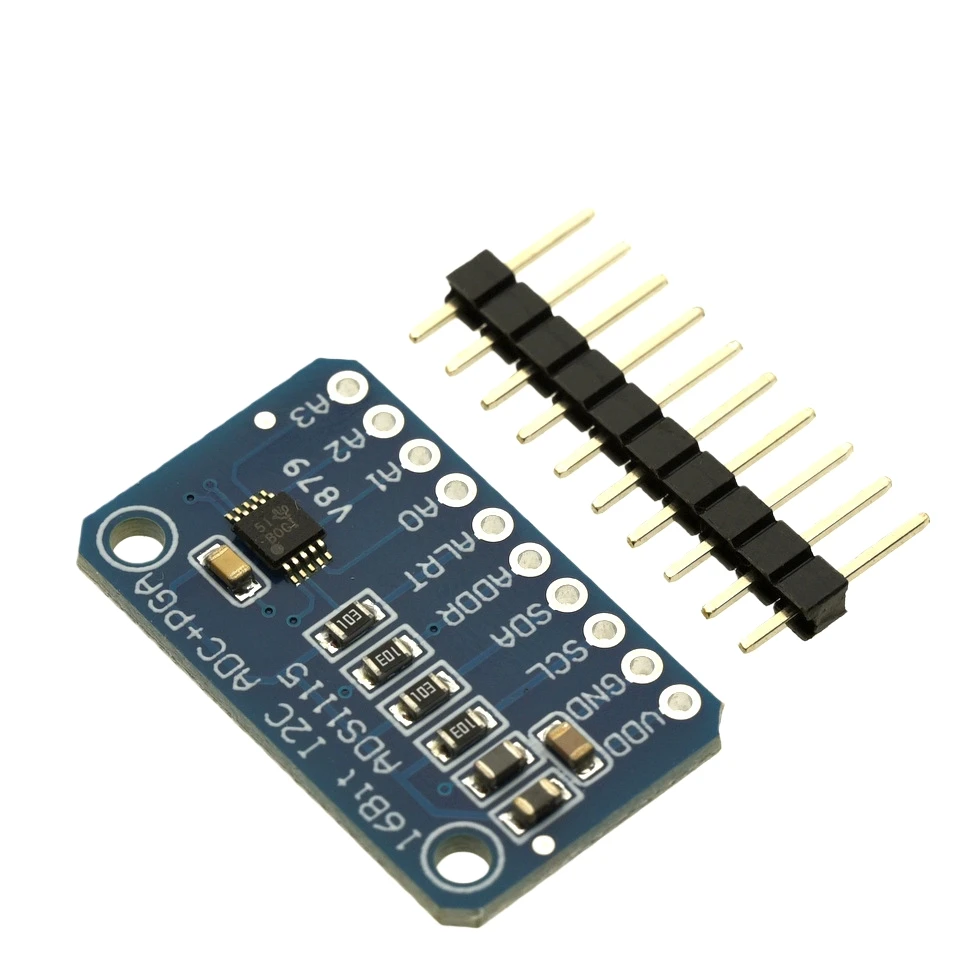 1-50 Uds ADS1115 ADC de 16 bits módulo azul de conversión de anuncio analógico a digital de 4 canales ajustable para raspberry PI - imagen 4