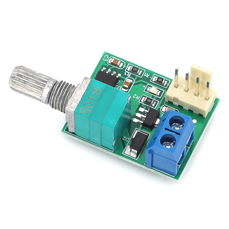 Controlador de velocidad PWM para ventilador de ordenador de cuatro cables DC12V con chasis de interruptor, el control de velocidad del ventilador de 4 cables puede apagar 3A - imagen 5
